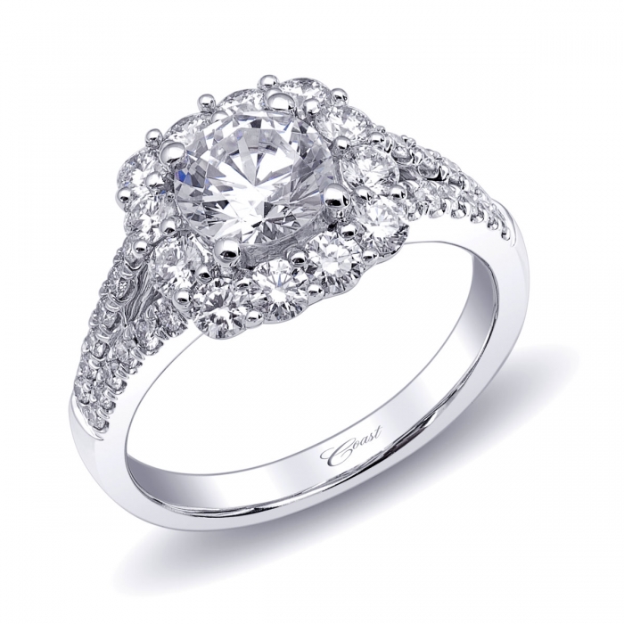 Engagement ring #LC6020 - Coast Charisma Collection - Coast Diamond ...